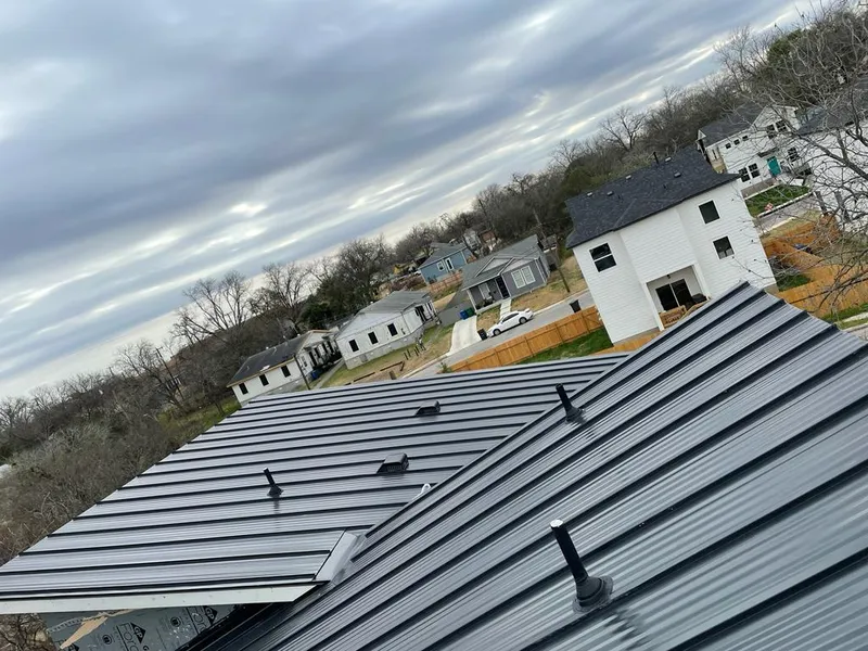 Standing seam metal roof panels with vents for Skylight Repair in Bridgeview